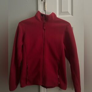 Red, Pro Spirt, fill-zip fleece jacket. Small.